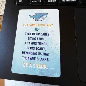 Do Sharks Complain? - Motivational Stickers - Set of 10